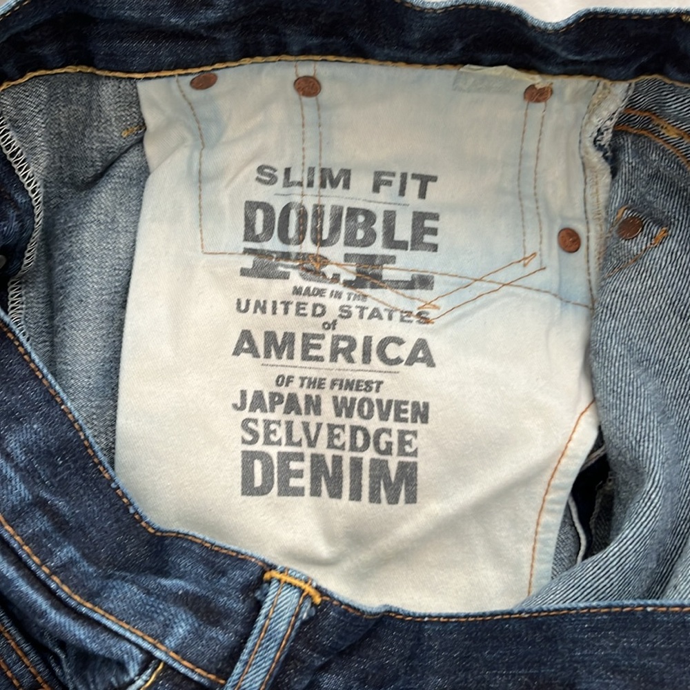 Double RL Selvedge Denim Slim fit 33/32 - Picture 5 of 5